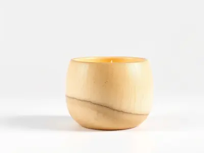 Rustic Symmetrical Candle Holder model pack Low-poly 3D model