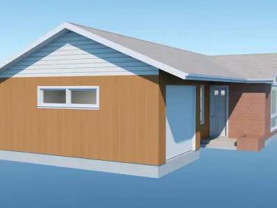 Ranch Style House 6 3D model