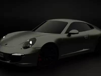 991 porsche 911 carrera 4s 3D model