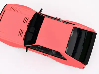 Audi Sport quattro 1984 Low-poly 3D model