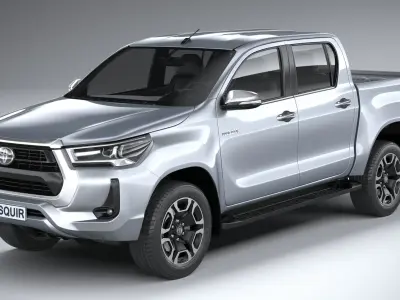 Toyota Hilux Double Cab 2021 3D model