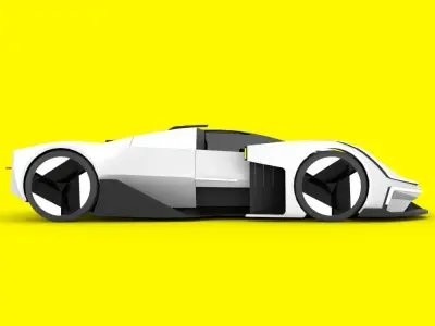 Polestar Synergy Concept  Low-poly 3D model