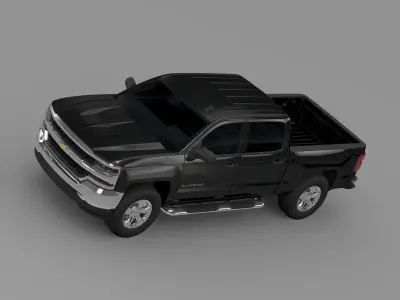 Chevrolet Silverado LS Crew Cab Short Box 2016 3D model