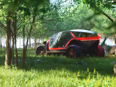 Cougar Concept Car 3D model