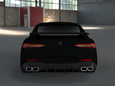 Mercedes-AMG GT 4-Door Coupe by Brabus 3D model