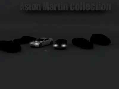 Aston Martin One-77 Low-poly 3D model