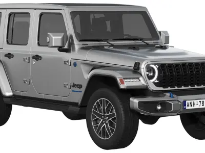 Jeep Wrangler 4xe 2024 3D model