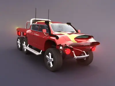 super car concept  3D model purchase