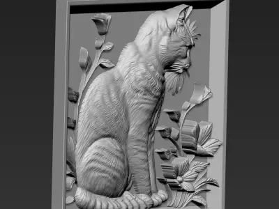 Cat A17 3D print model