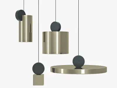 Cale pendant light 3D model