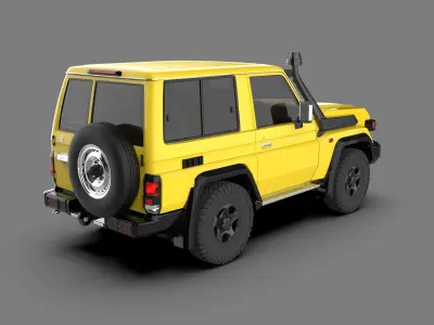 Toyota Land Cruiser J71 2024 3D model