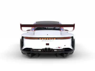 Porsche 911 GT3 R Rennsport 2023 3D model
