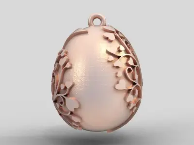 Egg Necklace 3D print model