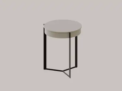 Sidetable Low-poly 3D model