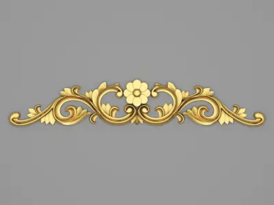Classic Carved 012 3D model