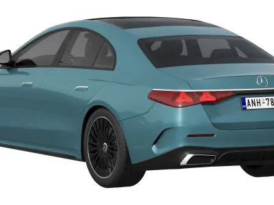 Mercedes-Benz E-Class AMG-line 2023 3D model