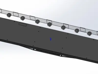 old passenger railroad car 3D print model