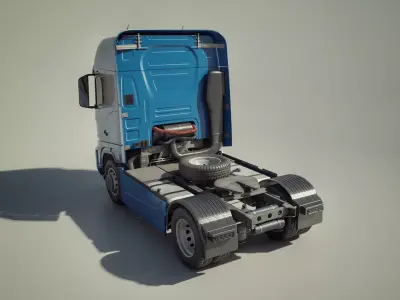 Semi  truck F-Max 3D model