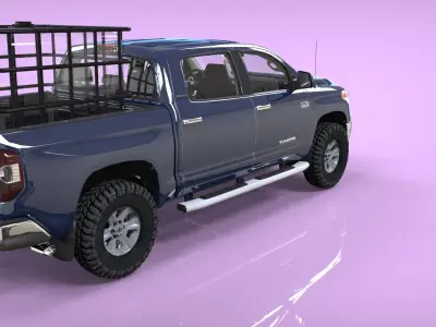TOYOTA TUNDRA CISTERNA 2015  Low-poly 3D model