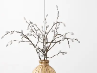 Modern vase decoration 3D model