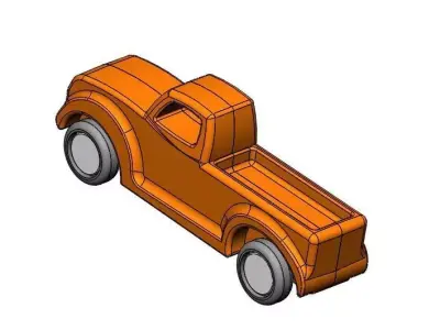 Truck toy S2 3D print model