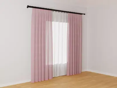 Curtains 05 collection 1 3D model