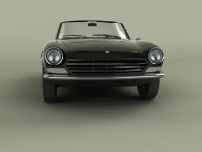 Fiat 124 Spider 3D model