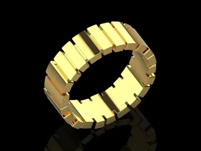 Gem Ring N130 3D print model