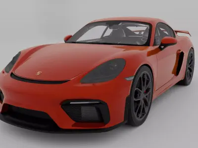 Porsche Cayman GT4 3D model