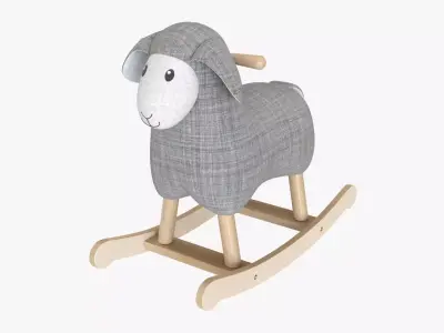 Rocking lamb ride-on 3D model