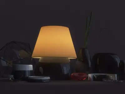 Minimal Interior Home Decoration  3D model