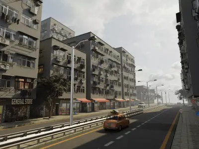 Large Urban City 3D model