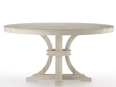 Delano Round Dining Table 3D model
