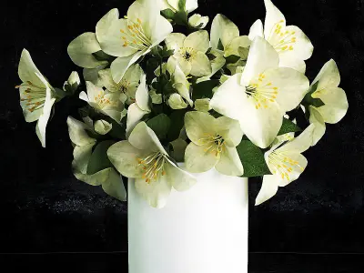 Flower collection 1 flowers 3D model