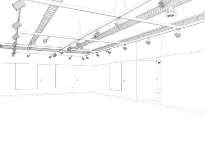 Art Gallery 001 3D model