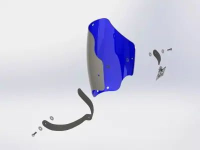 WG 7005 - The biceps armor 3D print model