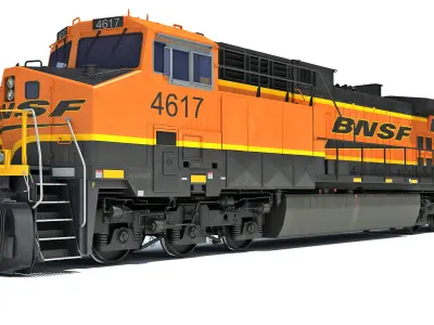 BNSF Diesel Locomotive AC4400CW 3D model