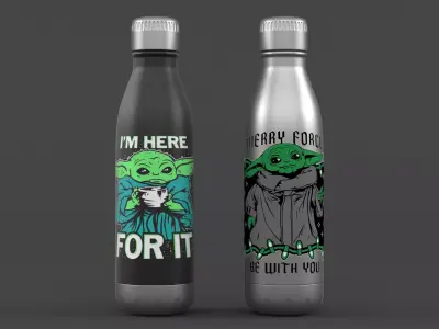 Water Bottle 3D model 37