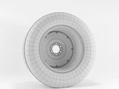 Car Tire 3D model 13