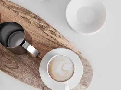 Coffee Maker Metallisk 3D model