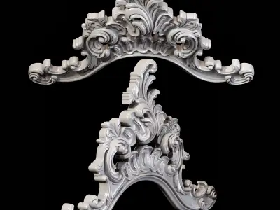 Classic carved 012 3D model