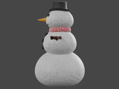 Snowman 3D model