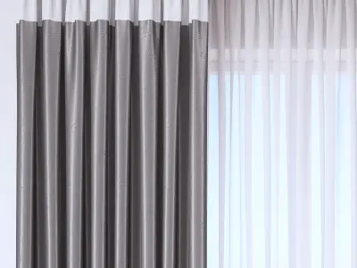 Set 116 Curtains 3D model