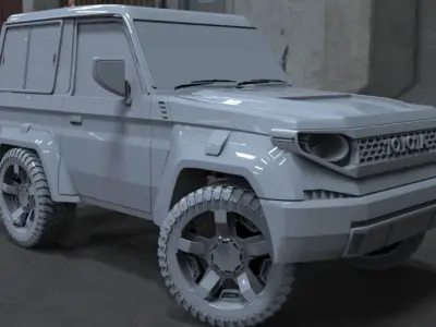 Toyota Land Cruiser XJ700 Concept  3D model