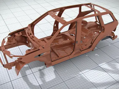 Dosch 3D - Car Details - SUV  3D model