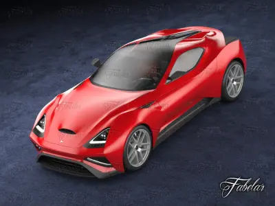 Icona Vulcano 3D model