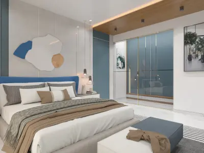 Master Bedroom 3D model buy