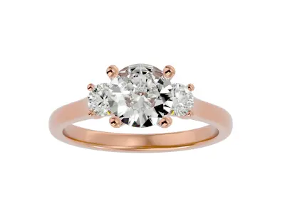 Solitaire ring model 3D print model get