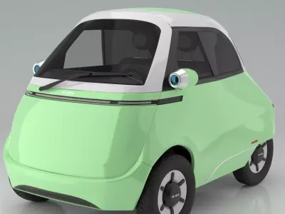 Microlino electric scooter car Mint 3D model