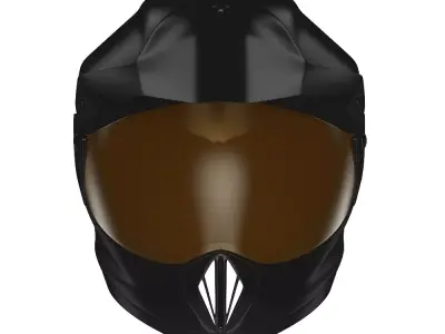 Bike Helmet Low-poly 3D model